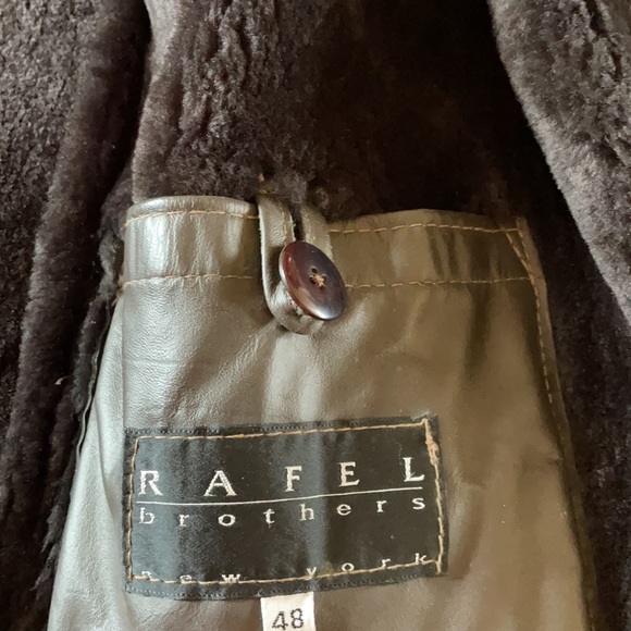 NWOT Rafel Brothers Sheepskin Shearling Size 48 - Like new - one owner - Picture 8 of 9